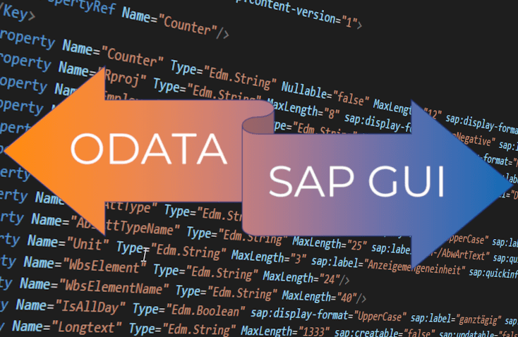 Lieber ODATA als SAP GUI?